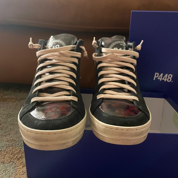 NEW P448 Skate High Top Sneaker sz 42, color: tortoise shell - Picture 11 of 12